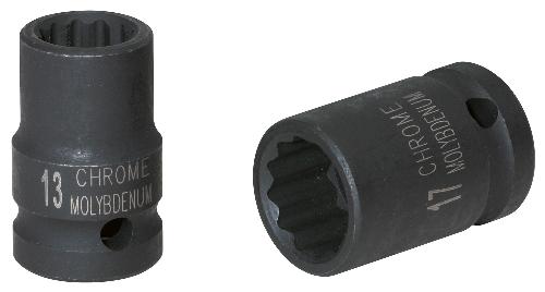 KS TOOLS 3/8" 12-kant-Kraft-Stecknuss, kurz, 11/16"
