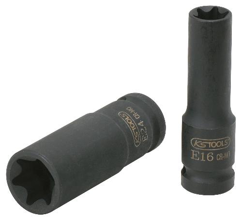 KS TOOLS 1/2" Torx-E-Kraft-Stecknuss, lang, E14