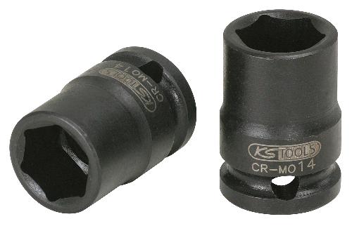 KS TOOLS 3/8" Sechskant-Kraft-Stecknuss, kurz, 11/16"