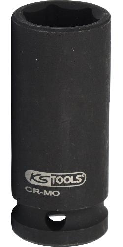 KS TOOLS 1.1/2" Sechskant-Kraft-Stecknuss, lang, 55mm