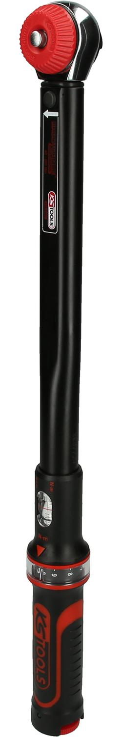 KS TOOLS 1/2" ERGOTORQUE®precision Ratschen-Drehmomentschlüssel Drehknopf, 80-420Nm