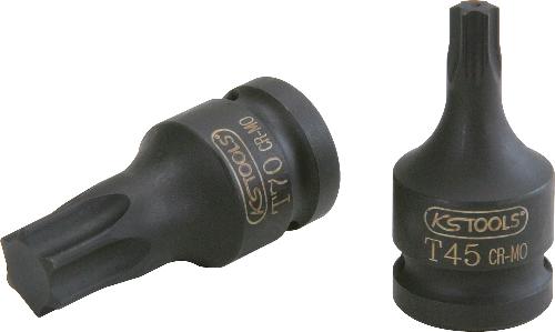 KS TOOLS 1/2" Kraft-Bit-Stecknuss Torx, kurz, T70