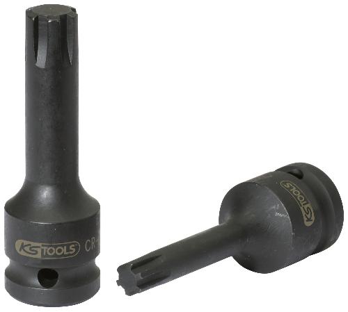 KS TOOLS 1/2" Kraft-Bit-Stecknuss für RIBE-Schrauben, M9
