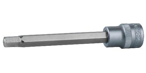 KS TOOLS 3/8" Bit-Stecknuss Innensechskant, lang, 4mm