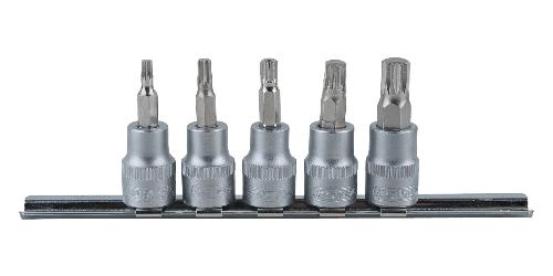 KS TOOLS 3/8" Bit-Stecknuss-Satz XZN, 5-tlg, M4-M10