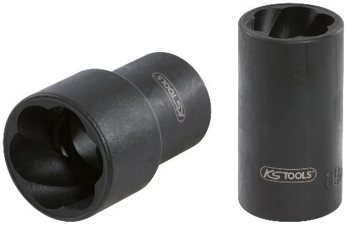 KS TOOLS 1/4" Spiral-Profil-Kraft-Stecknuss, 8mm