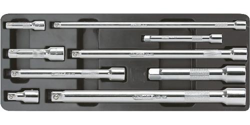 KS TOOLS CHROMEplus Verlängerungs-Satz mit Verriegelung, 9-tlg