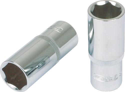 KS TOOLS 1/4" CHROMEplus Sechskant-Stecknuss, lang, 13/32"