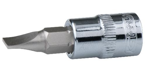 KS TOOLS 1/2" CHROMEplus Bit-Stecknuss Schlitz, 12mm