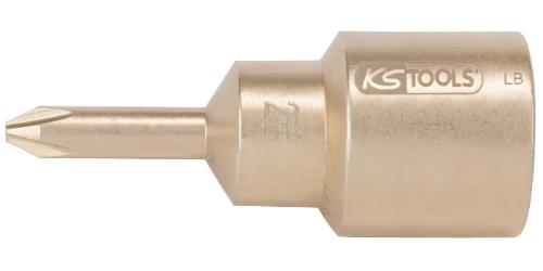 KS TOOLS BRONZEplus Bit-Stecknuss 1/2" PH2