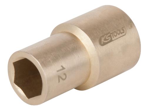 KS TOOLS BRONZEplus Stecknuss 1/2" 6-kant 3/8"