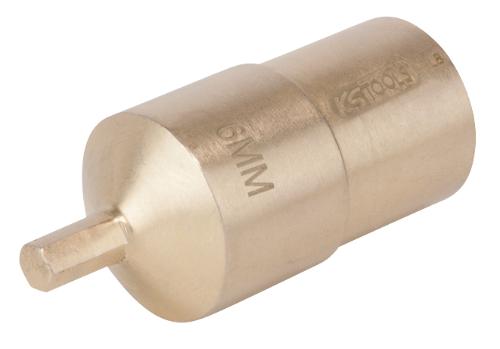 KS TOOLS BRONZEplus Bit-Stecknuss Innensechskant 1/2" 4 mm