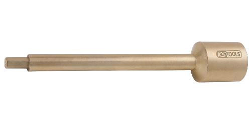 KS TOOLS BRONZEplus Bit-Stecknuss Innensechskant 1/2" lang 6x90 mm