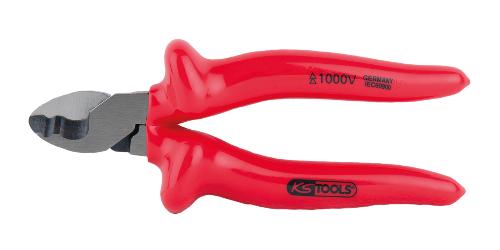 KS TOOLS 1000V Einhand-Kabelschere, 165mm