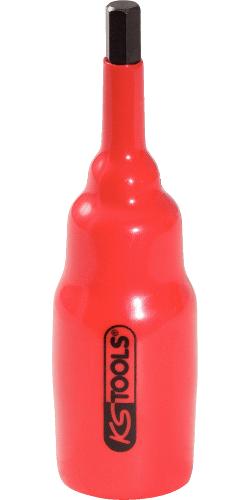 KS TOOLS 1/2" Bit-Stecknuss mit Schutzisolierung für Innensechskant-Schrauben, 14mm