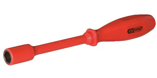 KS TOOLS Stecknuss-Schraubendreher mit Schutzisolierung, 7mm