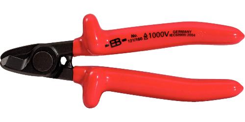 KS TOOLS 1000V Einhand-Kabelschere, 160mm