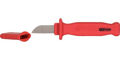 KS TOOLS Kabelmesser mit Schutzisolierung, 210mm