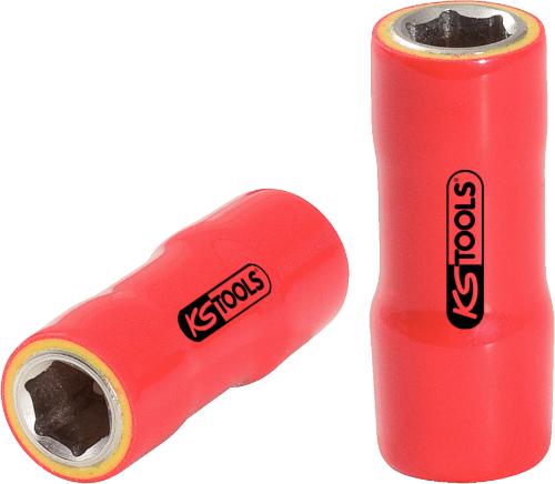 KS TOOLS 1/4" Stecknuss mit Schutzisolierung, 6mm