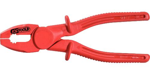 KS TOOLS Kunststoff-Kombizange mit Schutzisolierung, 200mm