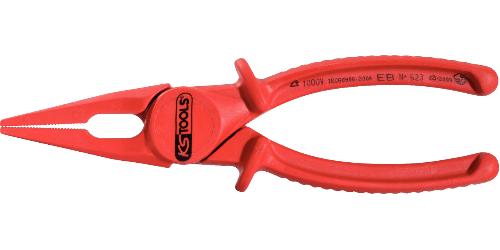 KS TOOLS Kunststoff-Flachzange mit Schutzisolierung, 200mm