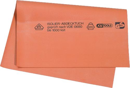 KS TOOLS Gummi-Abdecktuch mit Schutzisolierung, Stärke 1,6, 250mm