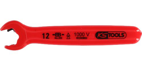 KS TOOLS Ratschen-Maulschlüssel mit Schutzisolierung, 11 mm
