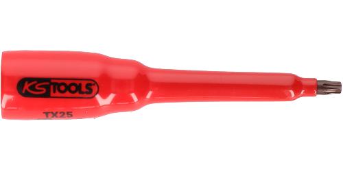 KS TOOLS 3/8" Bit-Stecknuss mit Schutzisolierung für Torx-Schrauben, T40, lang