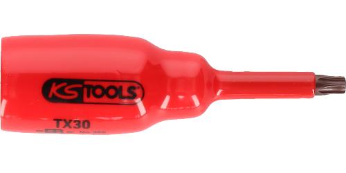 KS TOOLS 1/2" Bit-Stecknuss mit Schutzisolierung für Torx-Schrauben, T40, kurz