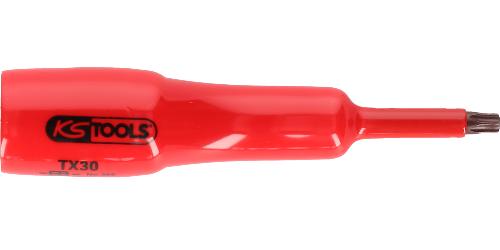 KS TOOLS 1/2" Bit-Stecknuss mit Schutzisolierung für Torx-Schrauben, T50, lang