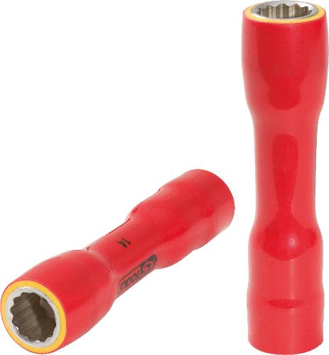 KS TOOLS 3/8" Stecknuss mit Schutzisolierung, XL, 11mm
