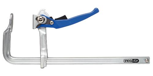 KS TOOLS Ganzstahl-Schnellspann-Schraubzwinge, 80x160mm