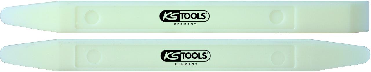 KS TOOLS Kunststoff-Montagespachtel flach/rund, 200mm