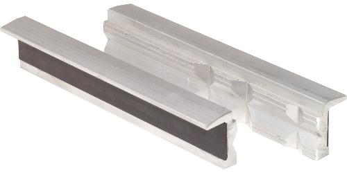 KS TOOLS Aluminium-Schraubstock-Schonbacken mit Trapeznutzen, 100mm