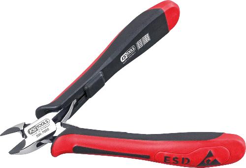 KS TOOLS ESD Hartmetall-Seitenschneider, 125mm