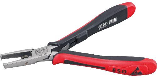 KS TOOLS ESD Abisolierzange, 140mm