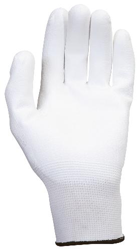 KS TOOLS Mikro-Feinstrickhandschuhe-weiß, 10, 12 Paar