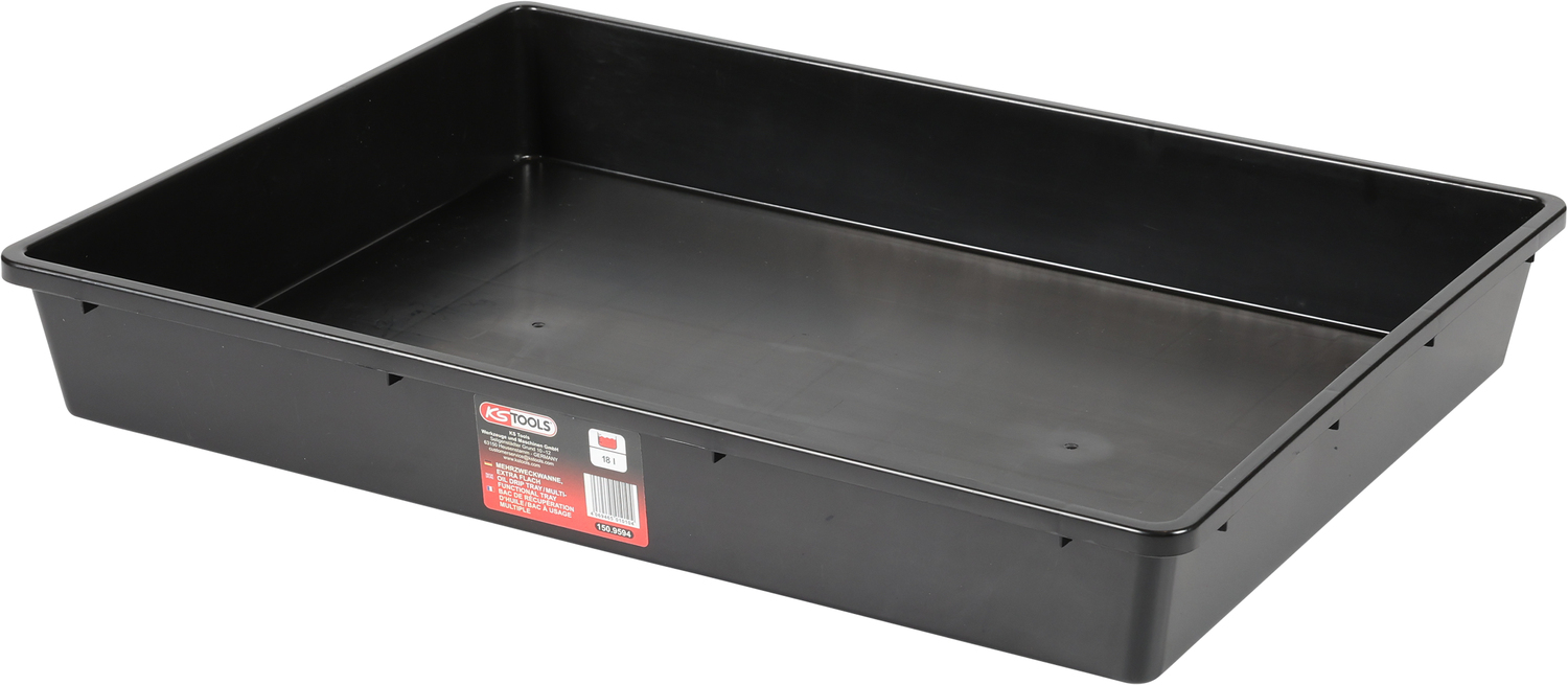 KS TOOLS Mehrzweckwanne, 18 Liter, extra flach