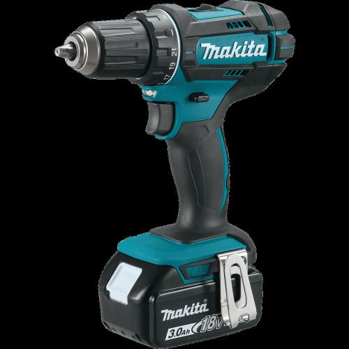 makita Akku-Bohrschrauber DDF482RFJ Spannung 18V Kapazität 3Ah Drehmoment hart/weich 62/36Nm m.Akku/Ladegerät