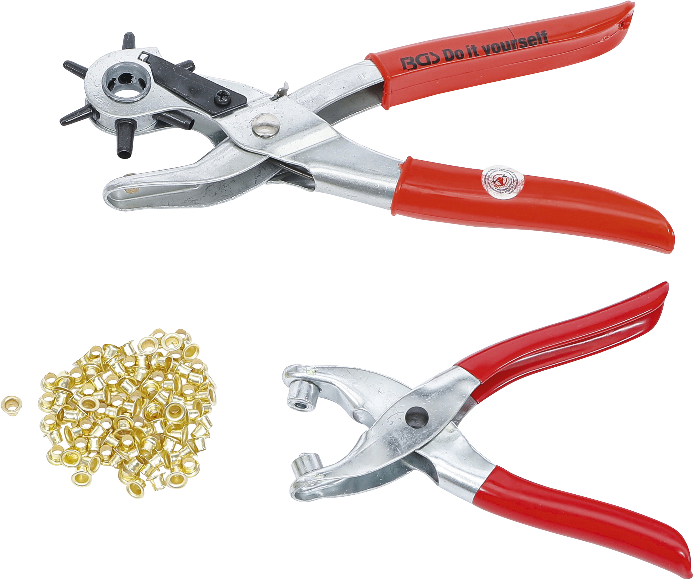 BGS Do It Yourself Revolver-Lochzange und Ösenzange-Satz | 102-tlg.