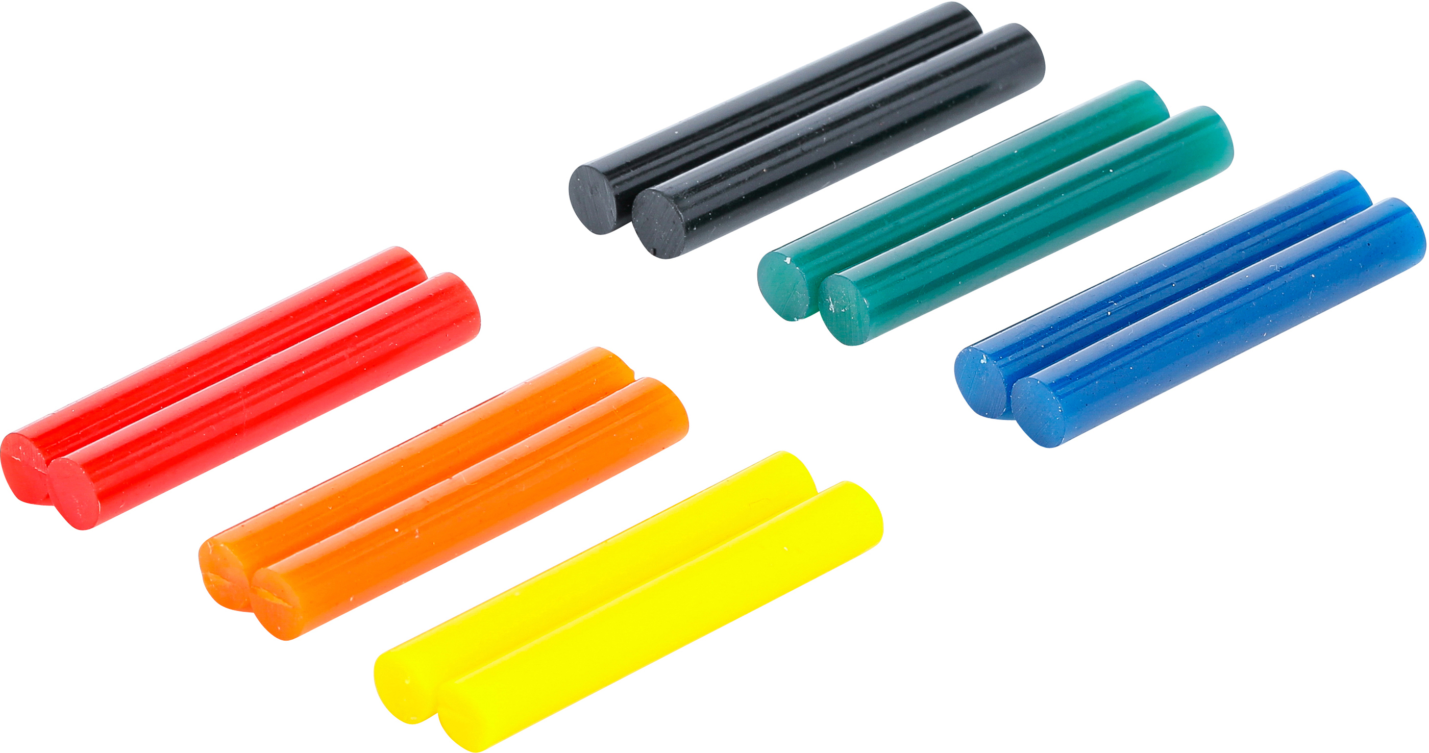 BGS Do It Yourself Heißklebe-Patronen | bunt | Ø 7,5 mm, 50 mm | 12-tlg.