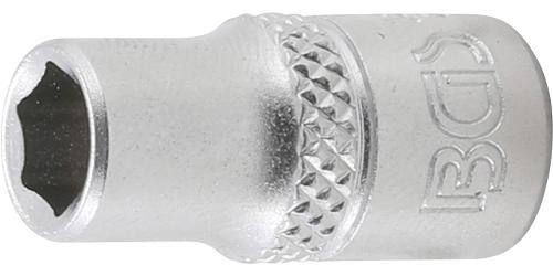 BGS Steckschlüssel-Einsatz Sechskant | Antrieb Innenvierkant 6,3 mm (1/4") | SW 1/4"