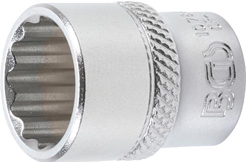 BGS Steckschlüssel-Einsatz Zwölfkant | Antrieb Innenvierkant 6,3 mm (1/4") | SW 14 mm