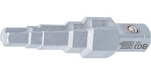BGS Stufenschlüssel | Antrieb Außenvierkant 12,5 mm (1/2") | 5-stufig
