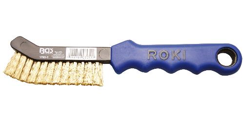 BGS Bremssattelbürste | Messing | gebogen | 230 mm