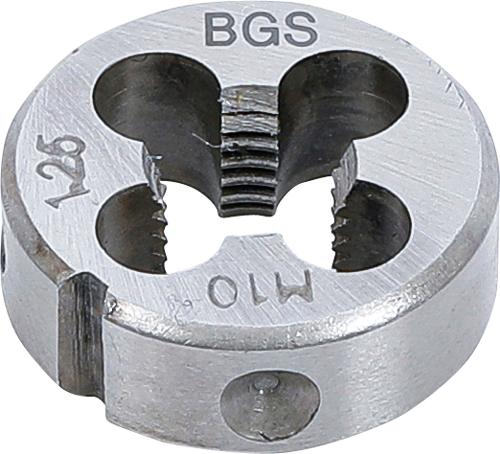 BGS Gewindeschneideisen | M10 x 1,25 x 25 mm