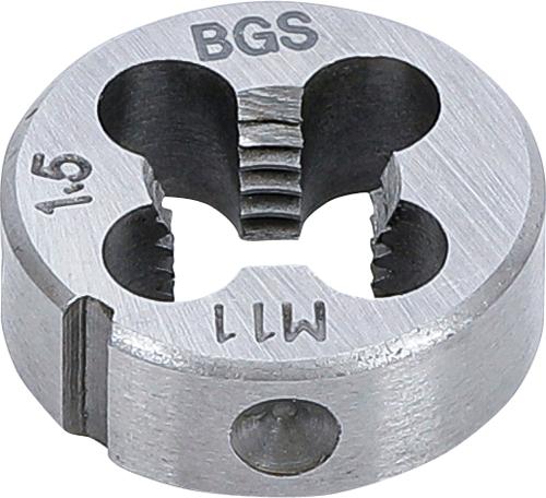 BGS Gewindeschneideisen | M11 x 1,5 x 25 mm