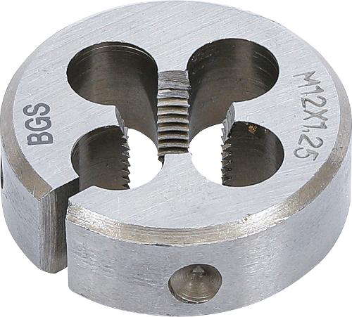 BGS Gewindeschneideisen | M12 x 1,25 x 38 mm