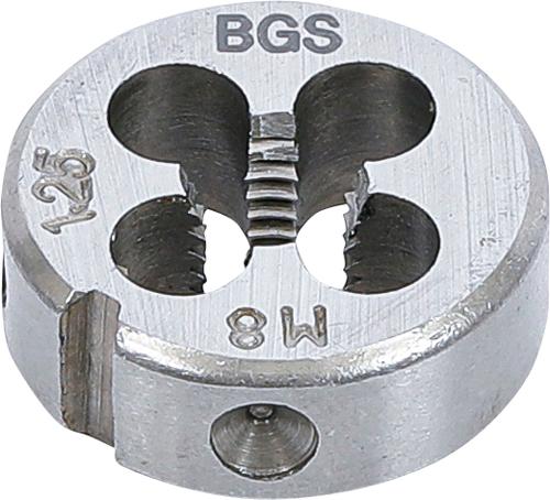 BGS Gewindeschneideisen | M8 x 1,25 x 25 mm
