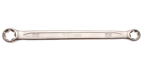 BGS Doppel-Ringschlüssel mit E-Profil-Ringköpfen | SW E10 x E12